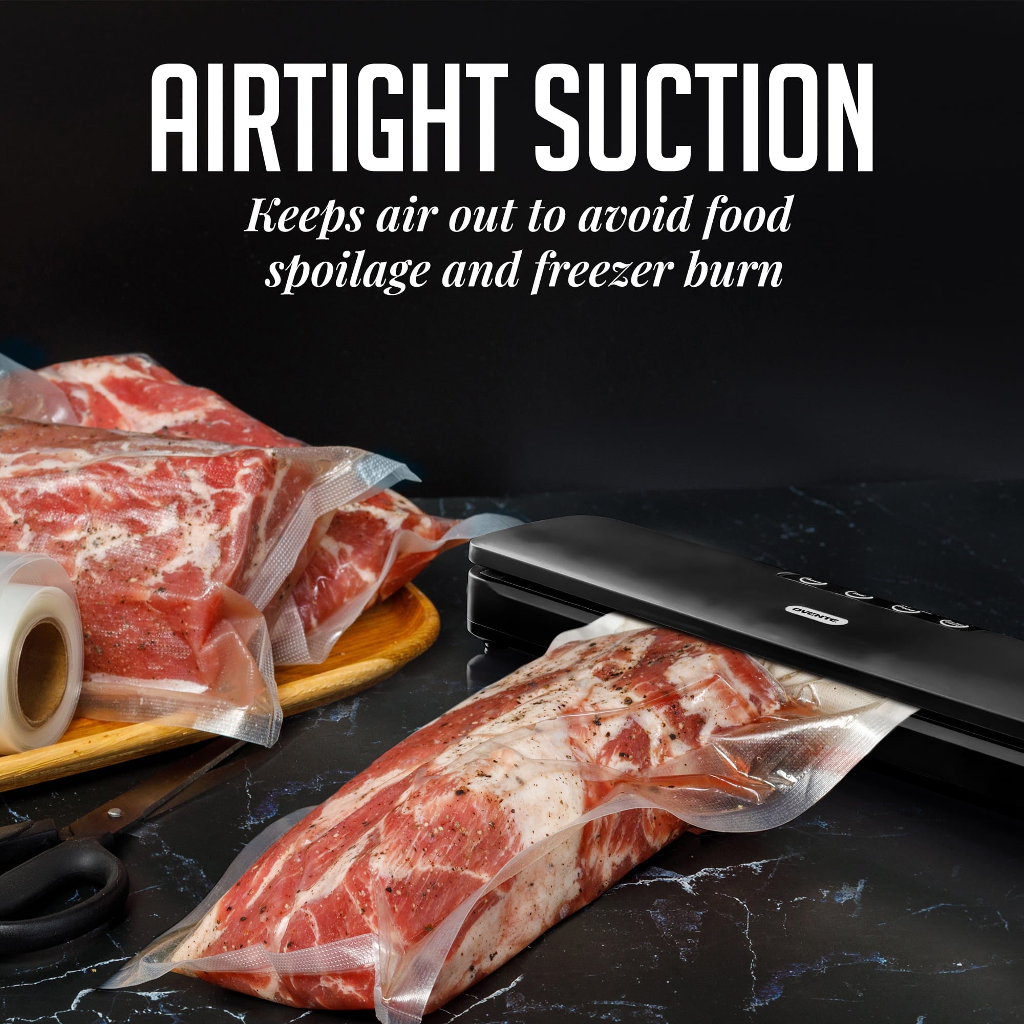 Ovente Automatic Vacuum Sealer Machine SV2906B