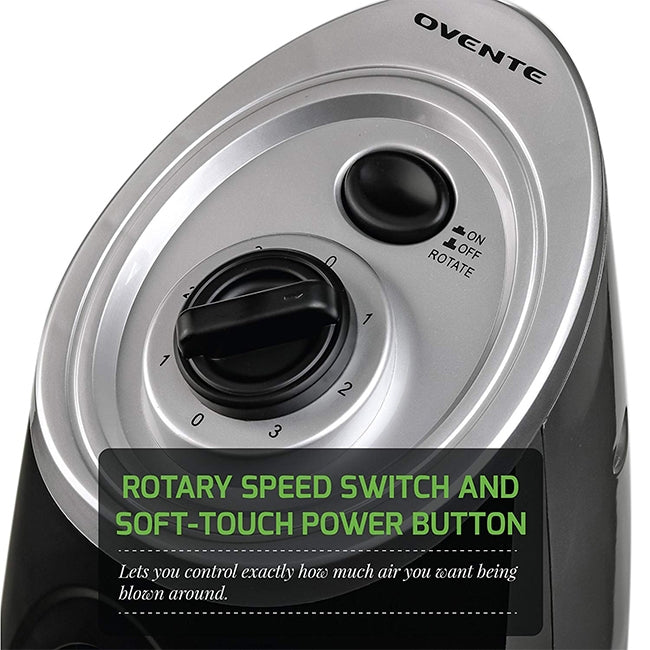 Cool-Breeze Tower Fan with Oscillating Function