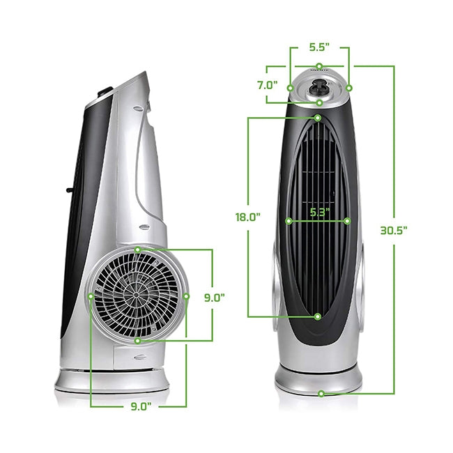 Cool-Breeze Tower Fan with Oscillating Function