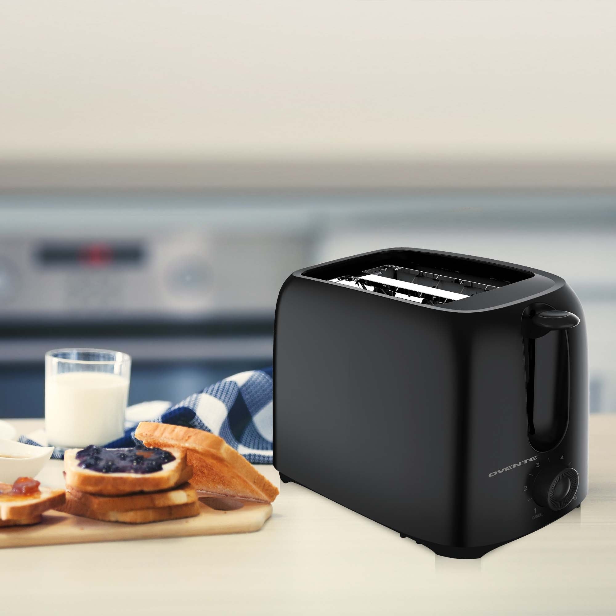 Ovente 2-Slice Electric Toaster Machine TP2210B