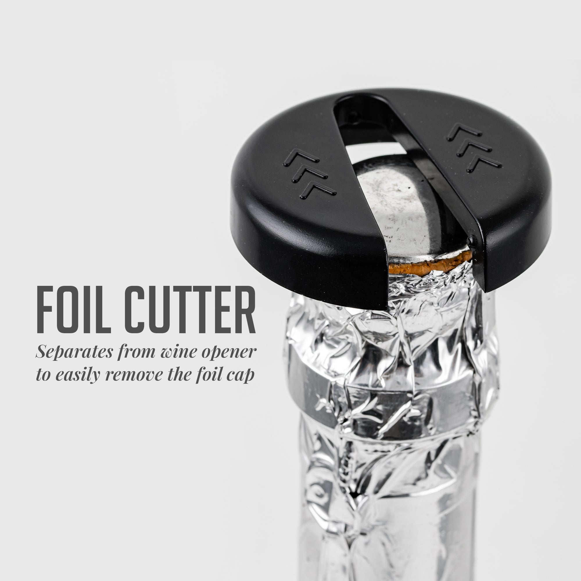 Ovente 10" Electric Wine Opener with Foil Cutter WO1381S