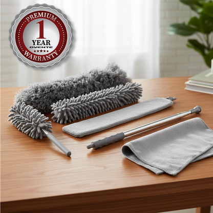 OVENTE Microfiber Duster Cleaning Set CTD1526GY
