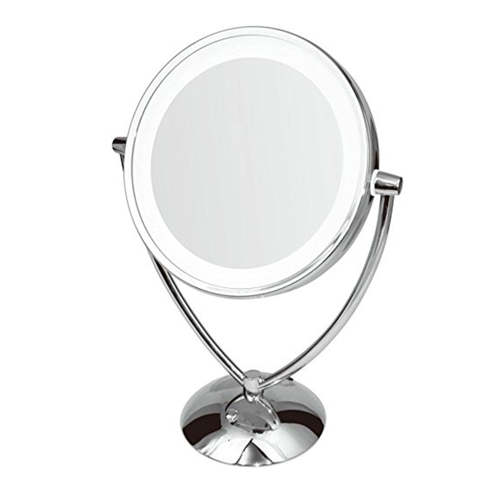 Ovente 9.5” Double Sided Tabletop Vanity Mirror with LED Light MLT45 Series