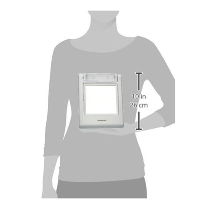 Ovente Small Double Sided Vanity Mirror with Light MLT22W