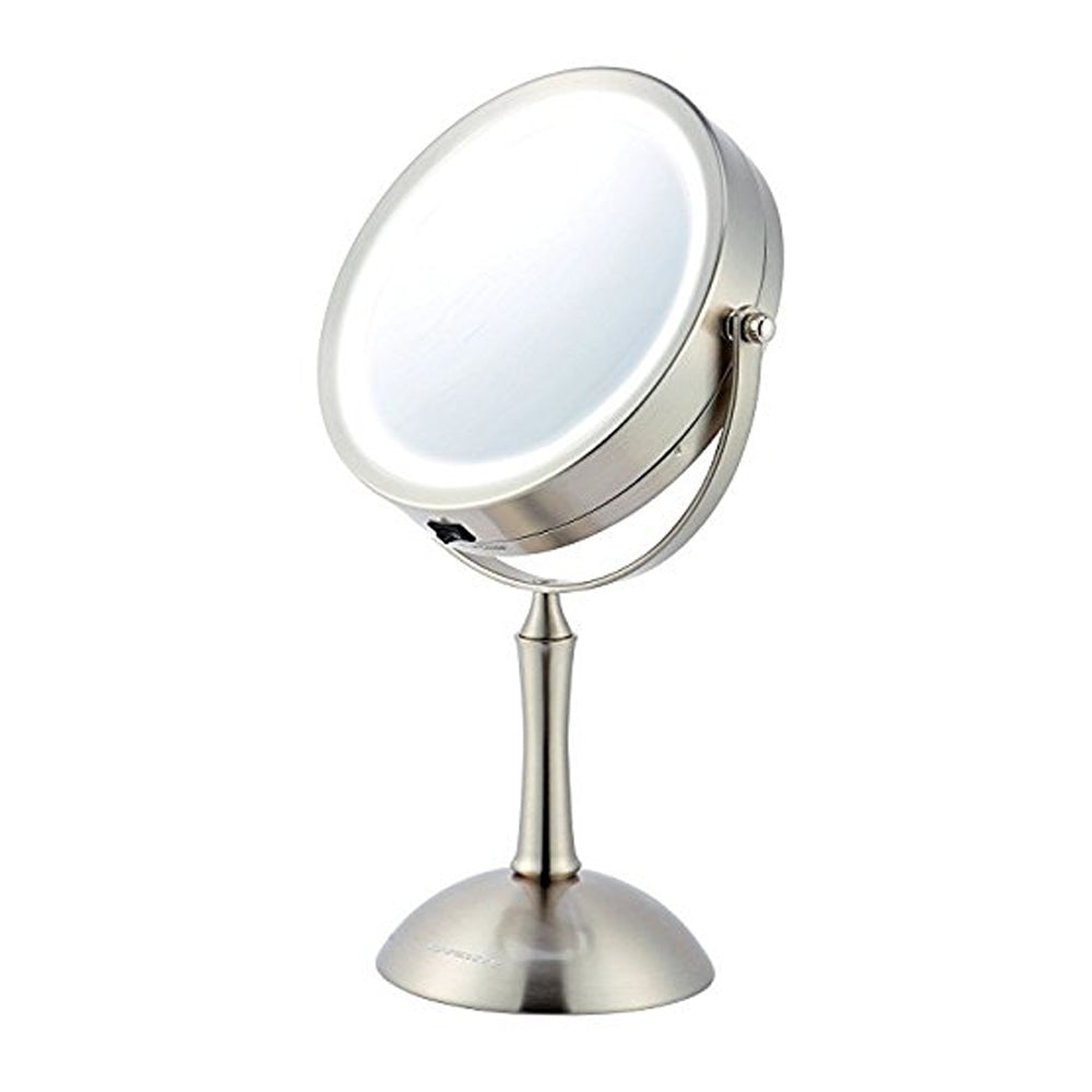Ovente 7” Double Sided Tabletop Vanity Mirror with LED Light MDT70 Series