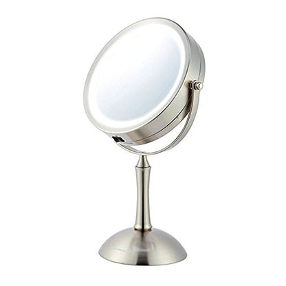 Ovente 7” Double Sided Tabletop Vanity Mirror with LED Light MDT70 Series