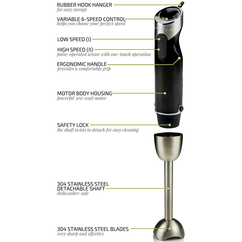 Ovente Immersion Hand Blender HS690B