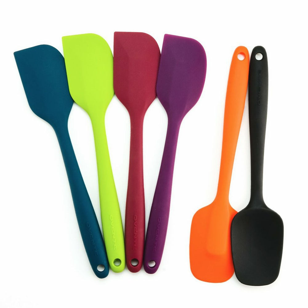 Ovente 6-Piece Stainless Steel Core Silicone Spatula Set SP2006BBLGOPR