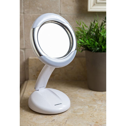 Ovente 7.5” Small Vanity Mirror with Light MLT23W