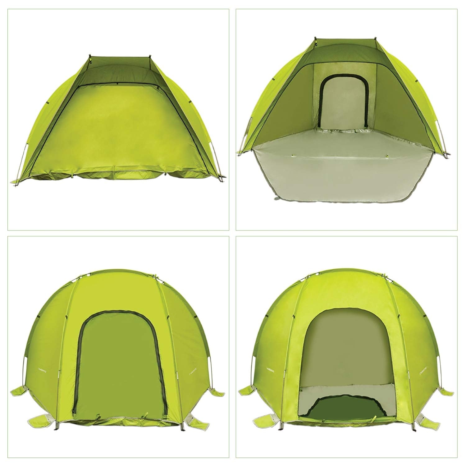 Ovente 2-Person Outdoor Dome Tent TB0174G