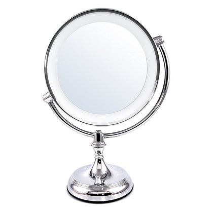 Ovente 9.5” Double Sided Tabletop Vanity Mirror with LED Light MGT95