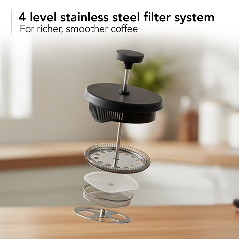 Ovente 20 oz French Press Coffee and Tea Maker FPW20B