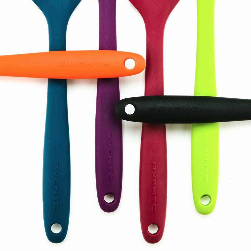 Ovente 6-Piece Stainless Steel Core Silicone Spatula Set SP2006BBLGOPR