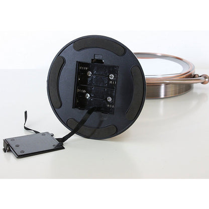 Ovente 7.5” Double Sided Tabletop Vanity Mirror with LED Light MLT42CO