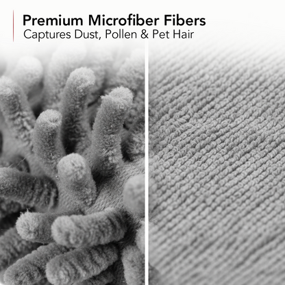 OVENTE Microfiber Duster Cleaning Set CTD1526GY