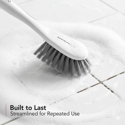 OVENTE 5pcs Scrub Brush Set with Wiper & Dustpan CTB018WGY