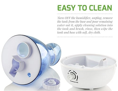 Ovente 2.5L Ultrasonic Cool Mist Humidifier HMD625BL