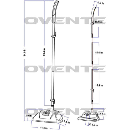 Ovente Electric Steam Mop ST615R