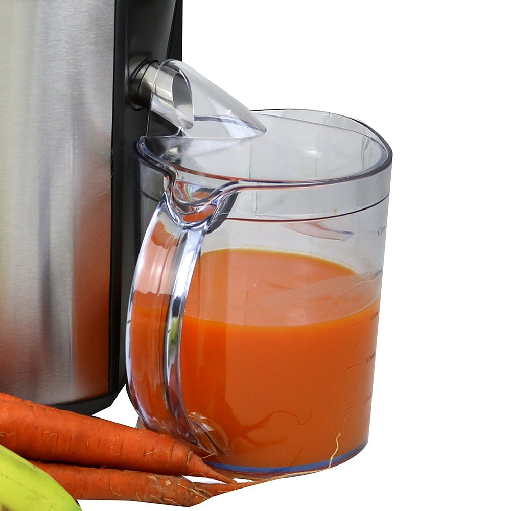 Ovente Wide Mouth Cold Press Juicer JE7607BR