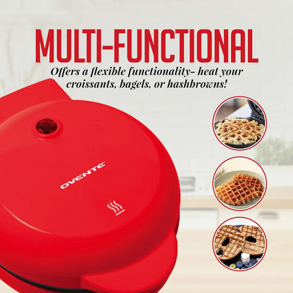 OVENTE Electric Mini Waffle Maker WM215R