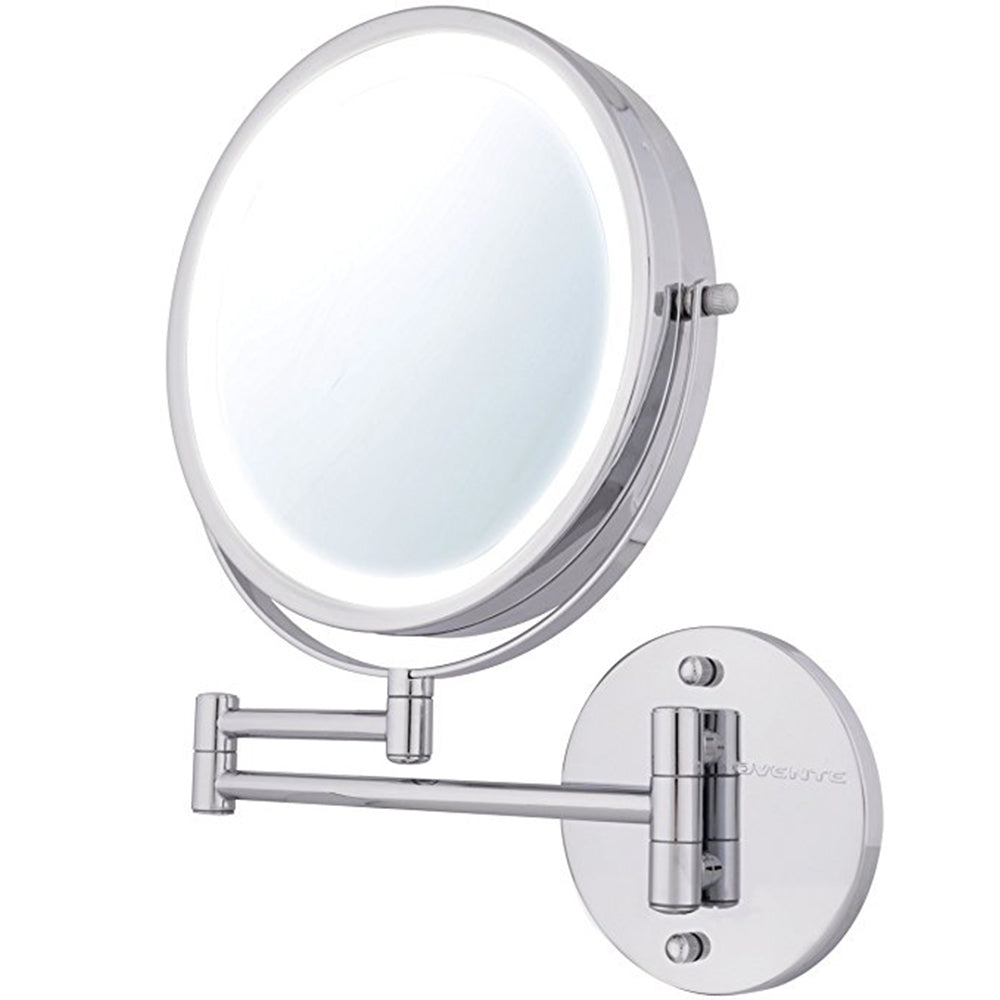 Ovente 8.5” Double Sided Wall-Mounted Vanity Mirror with LED Light MFW85 Series