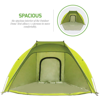 Ovente 2-Person Outdoor Dome Tent TB0174G