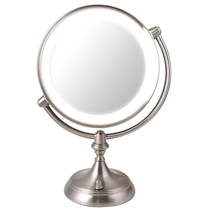 Ovente 9.5” Double Sided Tabletop Vanity Mirror with LED Light MGT95