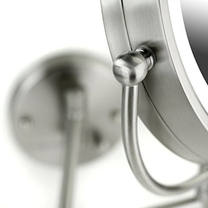 Ovente 8.5” Double Sided Wall-Mounted Vanity Mirror with 3-Tone LED Light MPWD3185 Series