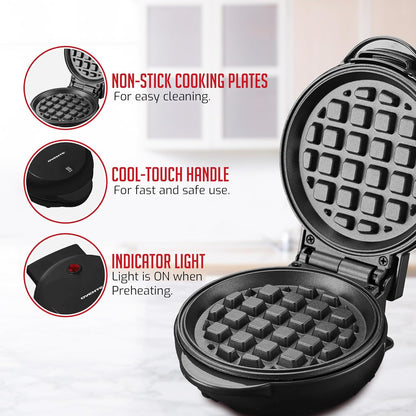 OVENTE Mini Waffle Maker Machine WM215B