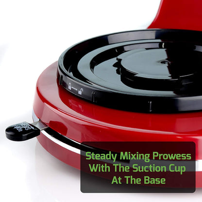 Ovente Professional Stand Mixer with 3.7 Quart Stainless Steel Mixing Bowl SM880RI