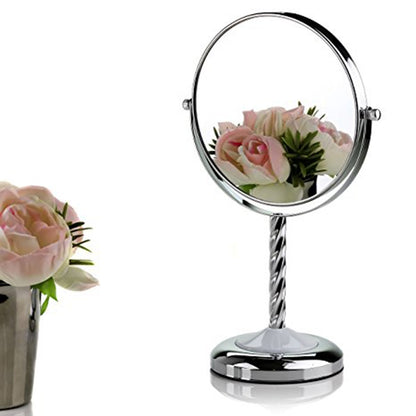 Ovente 7” Double Sided Tabletop Vanity Mirror MNLBT70CH