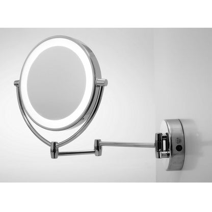 Ovente 9.5” Double Sided Wall-Mounted Vanity Mirror with LED Light MLW45 Series