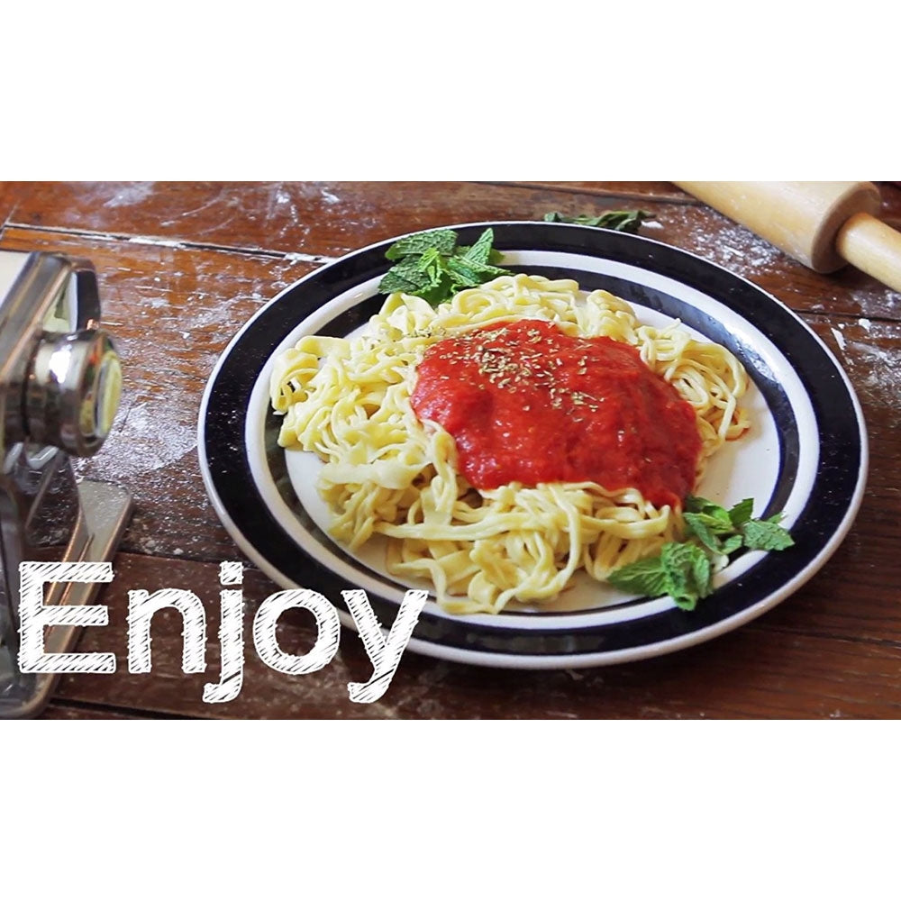 Ovente Vintage Stainless Steel Pasta Maker PA518 Series