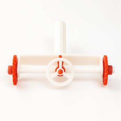 Ovente Three Wheel Pasta Cutter ACPPA7100R