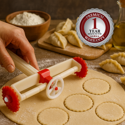 Ovente Three Wheel Pasta Cutter ACPPA7100R