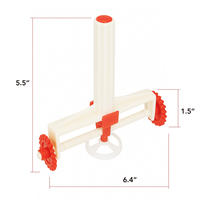 Ovente Three Wheel Pasta Cutter ACPPA7100R