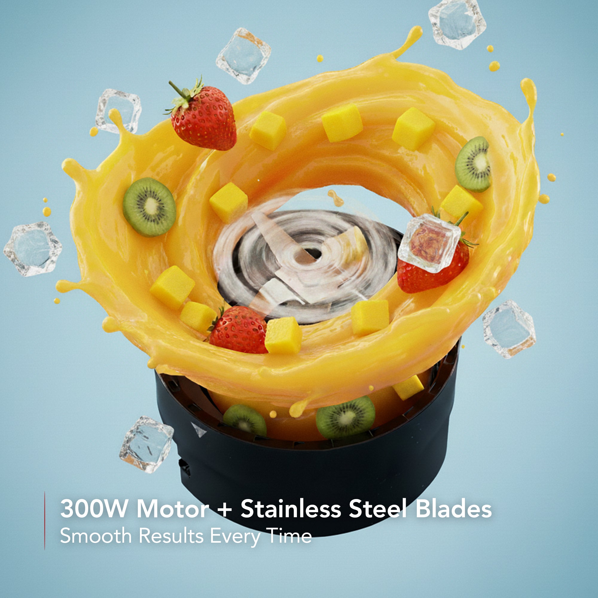 Ovente Personal Portable Electric Blender with 18oz Glass Mug BLH1002T