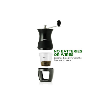 Ovente 12g Stainless Steel Manual Coffee Grinder CGM130B