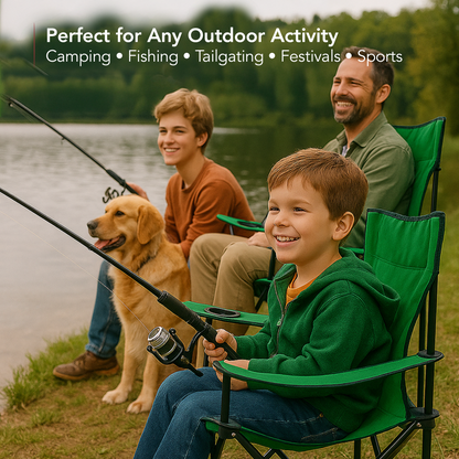 Ovente Foldable Camping Chair CHR001G