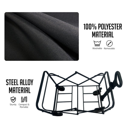 OVENTE 220lbs Collapsible Foldable Wagon WFU011B