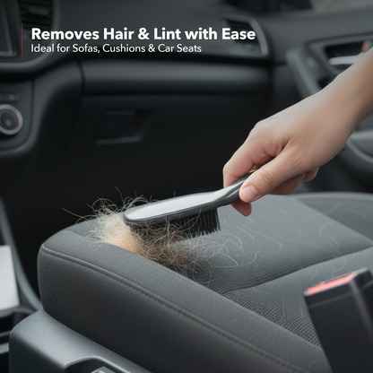 OVENTE Pet Hair Rubber Broom with Squeegee CT2504GY