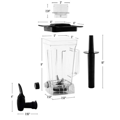 Ovente 1.5L Tritan Blender Jar ACPBLH7000C
