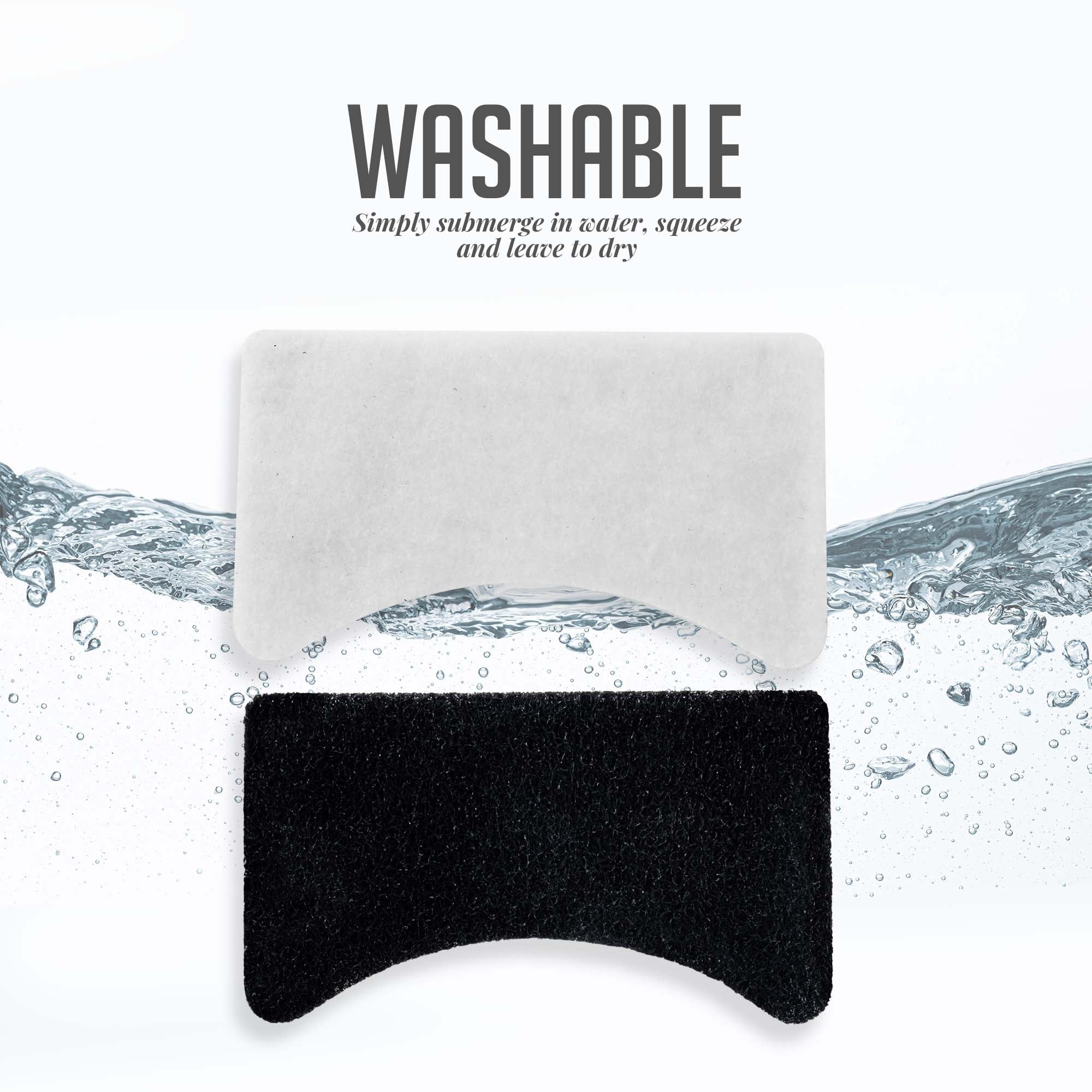 Ovente Deep Fryer Charcoal and Oil Vapor Replacement Lid Filter Set ACPFDM1503