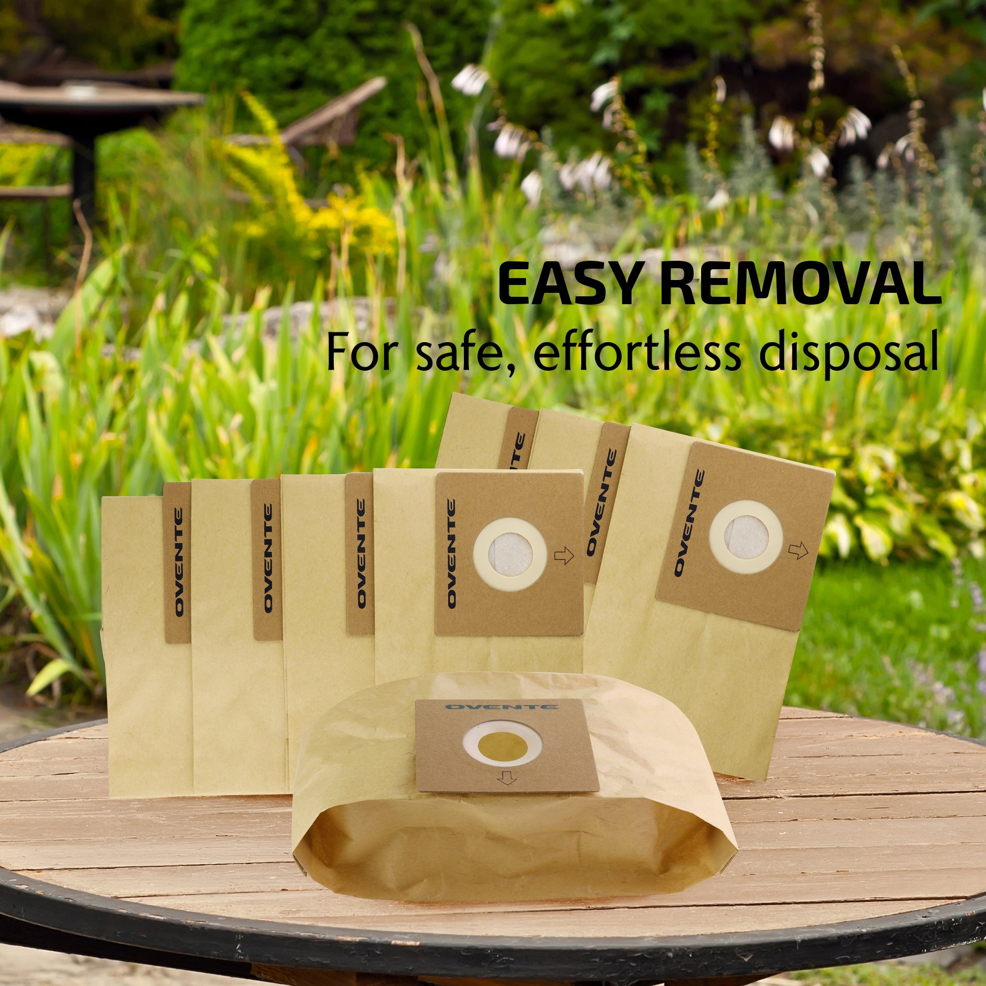 Ovente Premium Replacement Dust Bag Filters (Pack of 8) ACPST16708