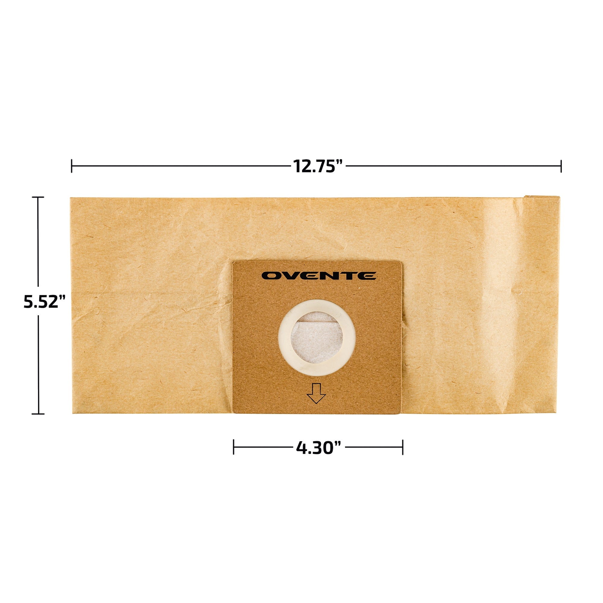 Ovente Premium Replacement Dust Bag Filters (Pack of 8) ACPST16708