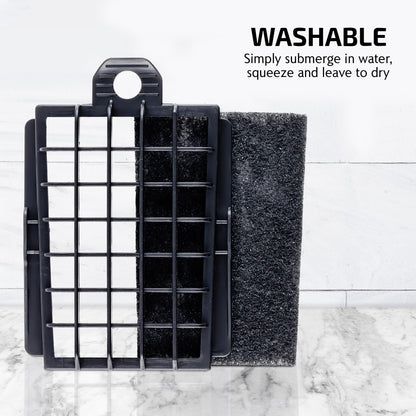 Ovente Motor Foam Filter Replacement Set For Electric Canister Vacuums ACPST16713