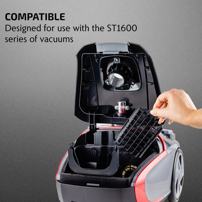 Ovente Motor Foam Filter Replacement Set For Electric Canister Vacuums ACPST16713