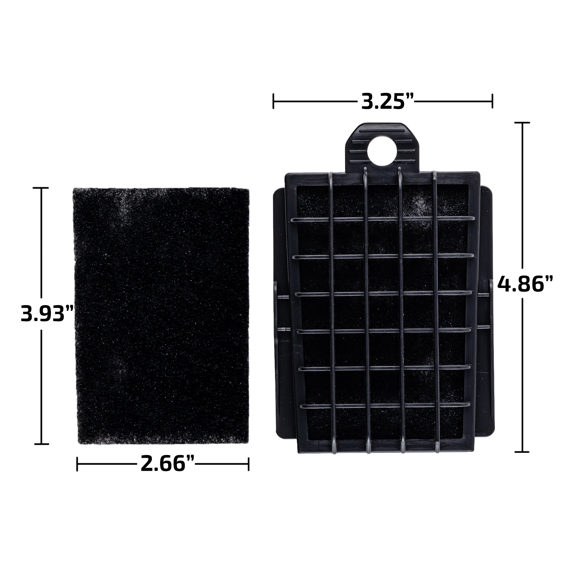 Ovente Motor Foam Filter Replacement Set For Electric Canister Vacuums ACPST16713