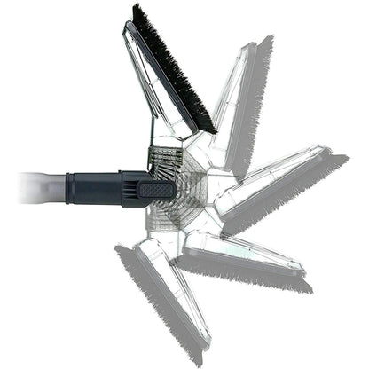 Ovente Universal Multi-Angle Brush Attachment for Canister Vacuums ACPST2675