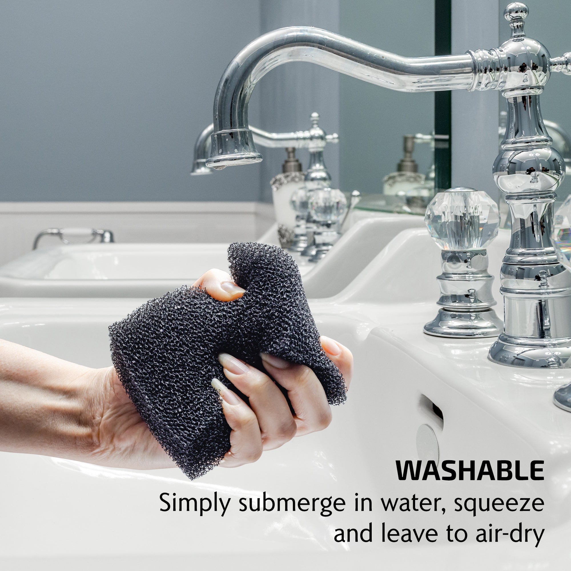 Ovente Motor Sponge Filter Replacement Set for Bagless Canister Vacuums ACPST2681